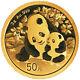 2024 50 Yuan Gold Chinese Panda. 999 3g Brilliant Uncirculated