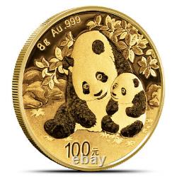 2024 8 Gram Chinese Gold Panda Coin (BU)