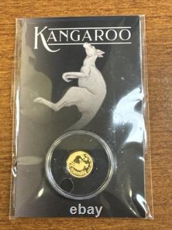 2024 Australia $2 Kangaroo 0.5 Gram 9999 Gold Mini Coin 1/2 Gram