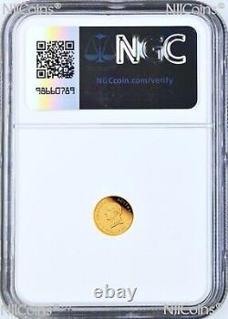 2024 Australia Mini Roo Kangaroo PROOF 9999 GOLD 0.5g $2 NGC PF69 Coin FR BlueLb