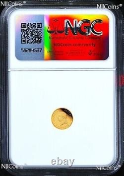 2024 Australia Mini Roo Kangaroo PROOF 9999 GOLD 0.5g $2 NGC PF70 Coin FR BlueLb