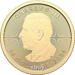 2024 Canada Gold Maple Leaf 1/4 oz $10 BU