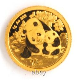 2024 China 10 Yuan. 999 Fine Pure Gold 1 Gram Panda Coin Round Bullion