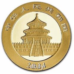 2024 China 30 gram Gold Panda BU (Unsealed)