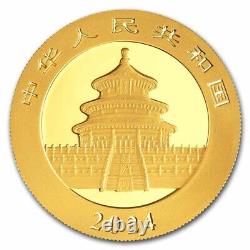 2024 China 30 gram Gold Panda MS-70 PCGS (FDI, Flag Label)