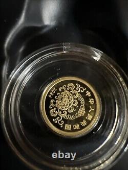 2024 Chinese Lunar New Year Celebration Good luck 8g silver 1 Gram gold Coin Set