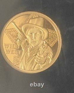 2024 Cook Islands 1/2 gram Gold Proof Wild West Billy The Kid
