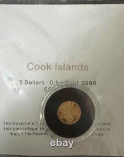 2024 Cook Islands 1/2 gram Gold Proof Wild West Billy The Kid
