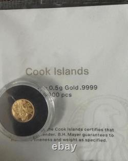 2024 Cook Islands 1/2 gram Gold Proof Wild West Billy The Kid