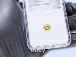 2024 Cook Islands $5 Gold State Animal Series NE Meadowlark PF70 Ultra Cameo NGC