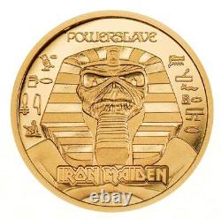 2024 Cook Islands Iron Maiden Powerslave 1/2 Gram Gold Proof Coin