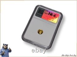 2024 Delaware Grey Fox 1/2 gram gold PF 70 Ultra Cameo NGC Cook Is. $5