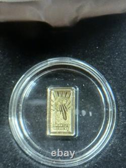 2024 Liberia $20 I Want to Believe UFO 0.5g Gold Coin-only 250 Mintage (Limited)