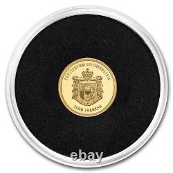 2024 Liechtenstein 1/2 gram Proof Gold 100 Years Swiss Franc