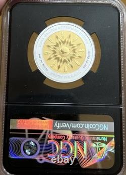 2024 Mesa Grande $40 Gold & Silver Coin NGC PF70 Plains Bison 23.33 grams gold