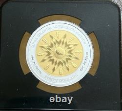 2024 Mesa Grande $40 Gold & Silver Coin NGC PF70 Plains Bison 23.33 grams gold