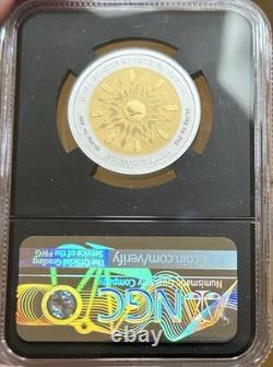 2024 Mesa Grande $40 Gold & Silver Coin NGC PF70 Plains Bison 23.33 grams gold
