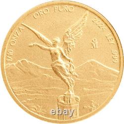 2024 Mexico Gold Libertad 1/10 oz 1/10 Onza BU