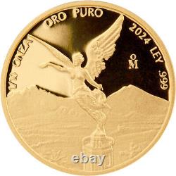 2024 Mexico Gold Libertad Proof 1/10 oz 1/10 Onza