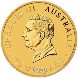 2024 P Australia Gold Kangaroo 1/4 oz $25 BU