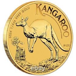 2024 P Australia Gold Kangaroo 1/4 oz $25 BU