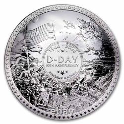 2024 Solomon Island 50 gram Silver 80th Anniv. Of D-Day