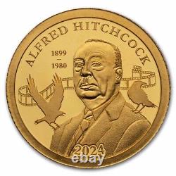 2024 Solomon Islands 1/2 Gram Gold Alfred Hitchcock