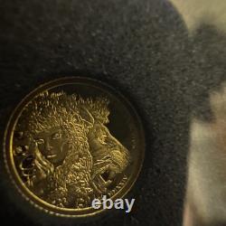 2024 Una & the Lion 1/2 gram 999.9 gold proof coin from The East India Company