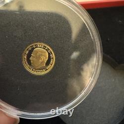 2024 Una & the Lion 1/2 gram 999.9 gold proof coin from The East India Company