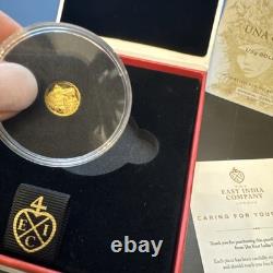 2024 Una & the Lion 1/2 gram 999.9 gold proof coin from The East India Company