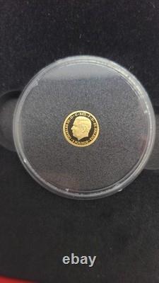 2024 Una & the Lion 1/2gram 999.9 gold proof coin from The East India Company