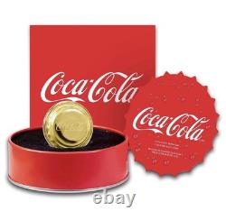 2025 1.2 Gram Niue Gold Coca Cola Bottle Cap Coin (Box, CoA)