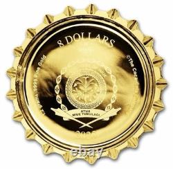 2025 1.2 Gram Niue Gold Coca Cola Bottle Cap Coin (Box, CoA)