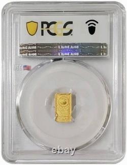 2025 1 Gram GOLD SPONGEBOB SQUAREPANTS PCGS MS70 Gold Shield Label Bar