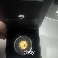 2025 $2 Archangel Michael. 5 Gram. 999 Fine Gold Coin by T&S Coin