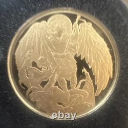 2025 $2 Archangel Michael. 5 Gram. 999 Fine Gold Coin by T&S Coin