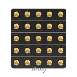 2025 25 Gram Canada Maple Leaf Gold Coin (25x1 Gram)