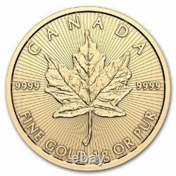 2025 25x 1 gram Gold Maple Leafs Maplegram25T (In Assay Sleeve)