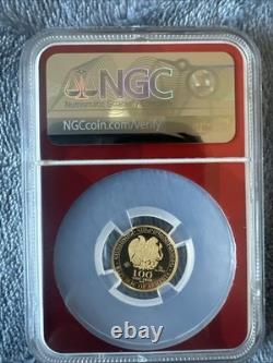 2025 ARMENIA 100 Dram 1 GRAM. 999 Gold Noah's Ark Coin VAULTBOX HIT NGC MS70