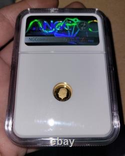 2025 Aldemey NGC PF69 40th Anniversary Titanic Coin ½G. 9999 Gold Coin