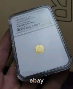 2025 Aldemey NGC PF69 40th Anniversary Titanic Coin ½G. 9999 Gold Coin