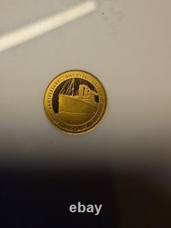 2025 Alderney 0.5g Pure Gold Titanic NGC PF 69 Ultra Cameo £5 Royal Mint Str