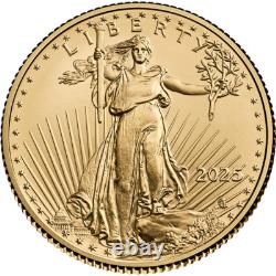2025 American Gold Eagle 1/4 oz $10 BU