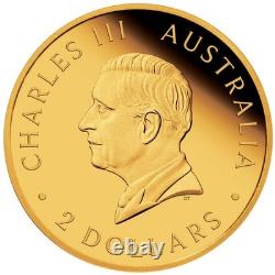 2025 Australia Mini Roo $2 0.5 Gram. 9999 Pure Gold Proof coin in card Kangaroo