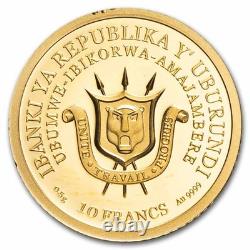 2025 Burundi 1/2 Gram Gold Elephant Proof (In Blister Pack) 2025 Burundi 1/2 Gram Gold Elephant Proof (In Blister Pack)