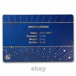 2025 Burundi 1/2 Gram Gold Elephant Proof (In Blister Pack) 2025 Burundi 1/2 Gram Gold Elephant Proof (In Blister Pack)