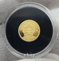 2025 Cook Islands Cuahtemoc. 5 gram Gold Proof Coin Aztec Empire 5000 Mintage