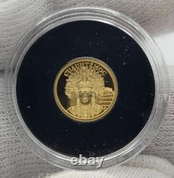 2025 Cook Islands Cuahtemoc. 5 gram Gold Proof Coin Aztec Empire 5000 Mintage