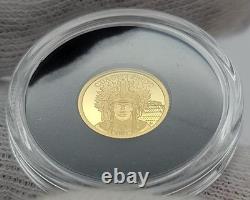 2025 Cook Islands Cuahtemoc. 5 gram Gold Proof Coin Aztec Empire 5000 Mintage