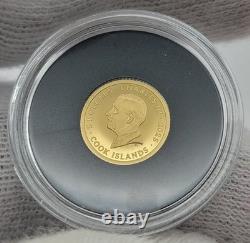 2025 Cook Islands Cuahtemoc. 5 gram Gold Proof Coin Aztec Empire 5000 Mintage